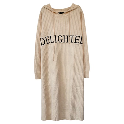 中长款宽松针织裙胖mm清仓捡漏