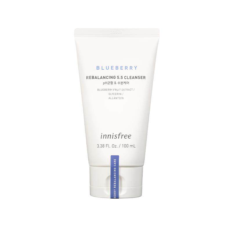 innisfree/悦诗风吟蓝莓平衡弱酸性洁面乳100ml*1支温和洗面奶