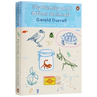 希腊三部曲1 追逐阳光之岛 英文原版 My Family and Other Animals 我的家人和其他动物 传记文学 英文版原版书籍 进口英语书