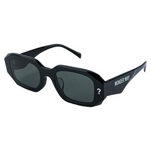 【敖子逸同款】问号眼镜高级感方框太阳镜防紫外线男女窄框墨镜