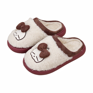 25新款流氓兔棉拖鞋女冬季居家用柔软Q弹防滑静音加厚毛绒保暖男