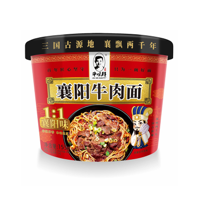 牛味鲜免煮襄阳牛肉面特产速食面