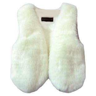 皮草马甲女2025秋冬韩版仿兔毛短款马甲外套修身显瘦背心毛毛坎肩