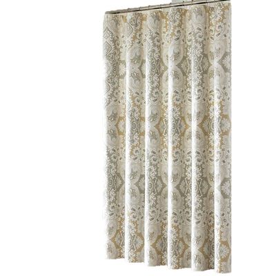 黛世欧式复古轻奢涤纶布料浴帘