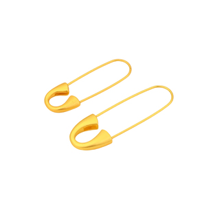 包18k金胸针diy配件保色古法金高级别针孕妇安全宝宝婴儿胸花材料