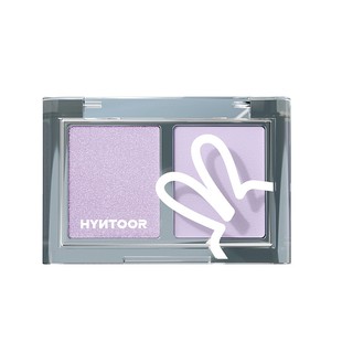 韩女冷感的统治区！黑兔降温双色眼影盘哑光珠光爆闪低饱和香芋紫