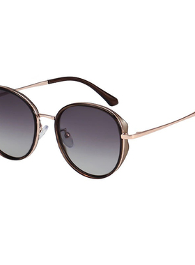 2025新款茶色方圆框墨镜女高级感