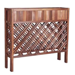 隔断栅栏餐饮餐厅隔断花架屏风火锅店包间围栏户外防腐木栅栏护栏