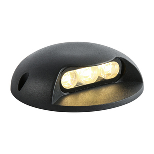 侧发光地埋灯户外防水射灯地面灯台阶踏步龟背灯别墅花园庭院地灯