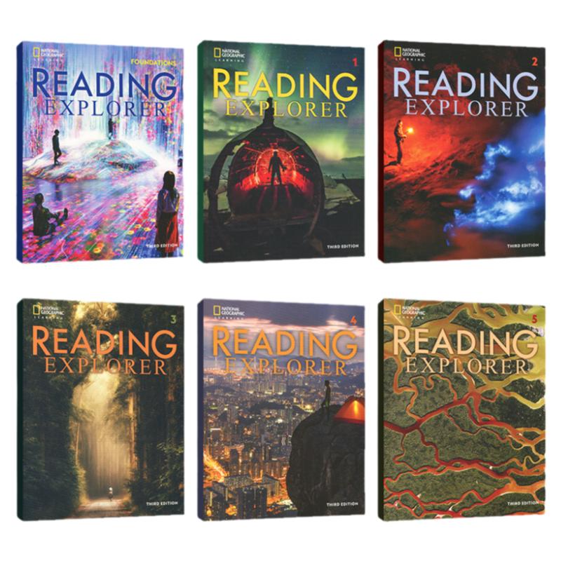 第三版Reading Explorer Foundations 1 2 3 4 5级别学生书 阅读探索者 美国国家地理 NGL中小学英语阅读教材学生书 在线练习账号