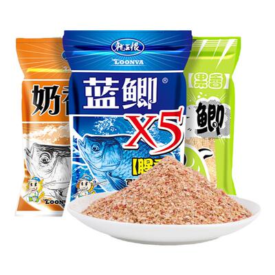 龙王恨蓝鲫饵料教练搭配鱼饵野钓