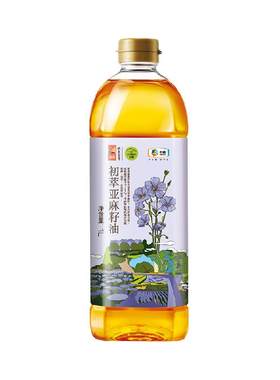 中粮初萃亚麻籽油1L×1瓶