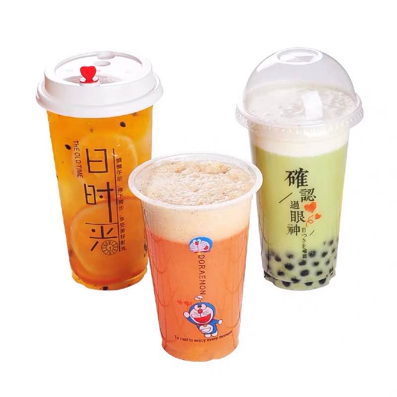 一次性珍珠奶茶杯90口径塑料杯