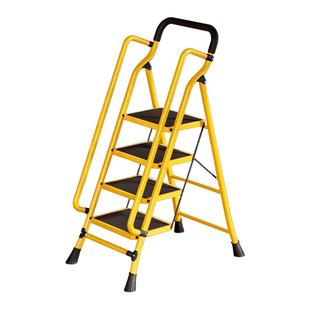 梯子家用折叠梯室内多功能人字梯加厚伸缩扶手梯楼梯四步五步爬梯