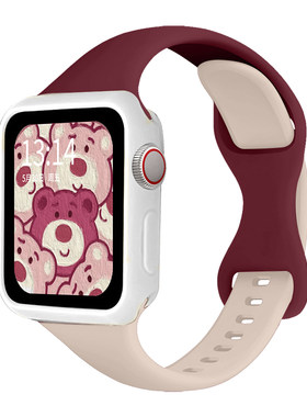 适用9pro/watch6小蛮腰硅胶表带