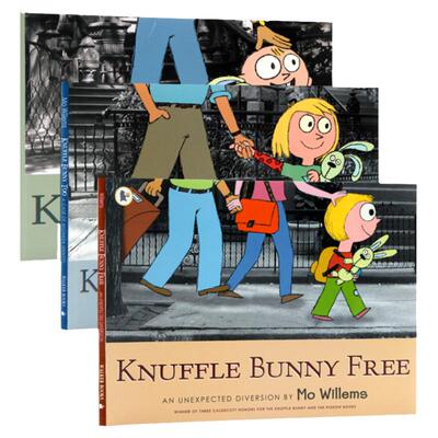 古纳什小兔三步曲英文原版绘本