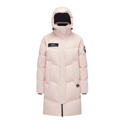 波司登极寒女士中长款加厚鹅绒服