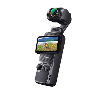 米丢适用DJI大疆pocket3滤镜黑柔uv镜保护镜CPL偏振镜nd滤镜口袋相机配件减光磁吸收纳盒增广镜头减光镜黑柔