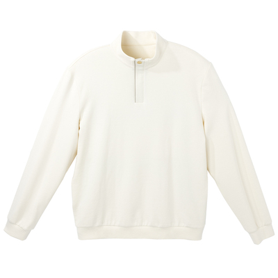 MrBu布先生纯色立领拉链长袖T恤2025秋冬款轻柔莫代尔男装BT16870