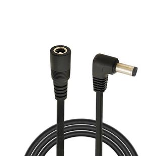 3米DC5.5*2.5mm弯头公对母延长线18AWG纯铜芯19V投影仪电源加长线