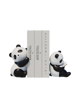 JOJO'SLIFEPD可爱熊猫书挡摆件