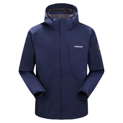 探路者冲锋衣男冬季户外防水外套