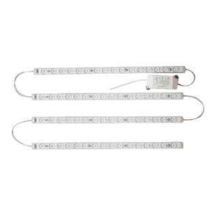 110v宽压led吸顶灯芯灯条台湾美国电压暖白三色替换芯长条磁吸灯