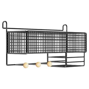 厨房置物架可调节多功能筷筒家用调料置物架挂式免打孔收纳挂钩架