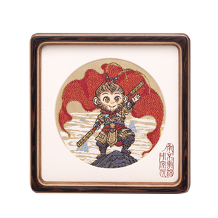 南京云锦研究所博物馆齐天大圣摆件非遗工艺伴手礼升职乔迁礼盒