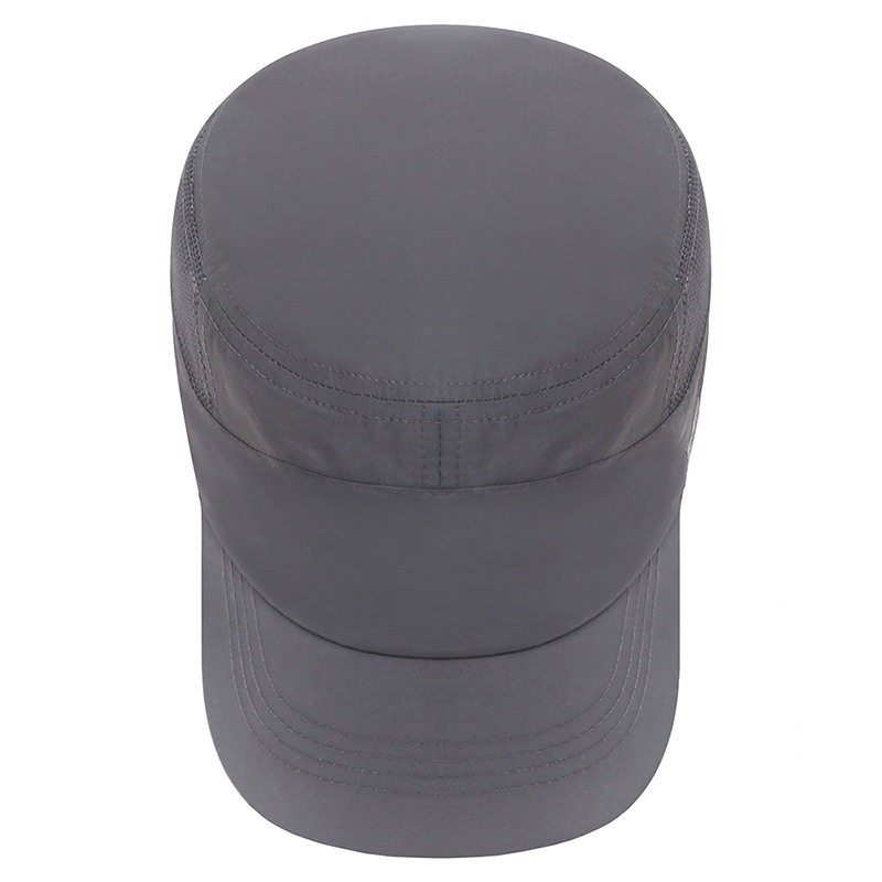 夏季速干平顶帽男士户外透气遮阳