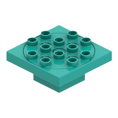 万格旋转座组件大颗粒积木