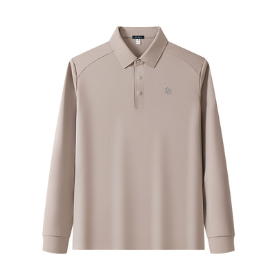 抗菌易打理】斯得雅长袖翻领T恤男秋冬内搭打底衫人夫感POLO衫男