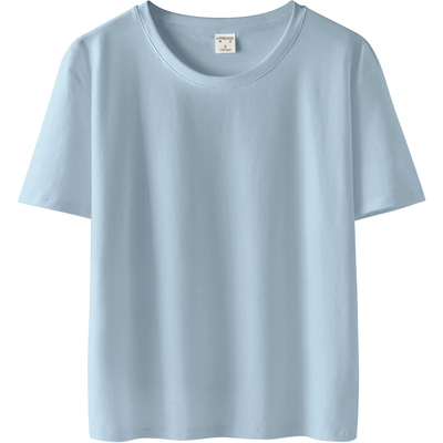 纯棉短袖t恤女大码宽松显瘦上衣