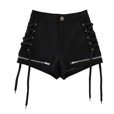 高腰性感个性街舞短裤绑带