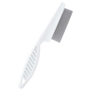 宠物脸部细节小梳子除蚤梳顺毛开结造型按摩狗狗密齿排梳跳蚤钢梳