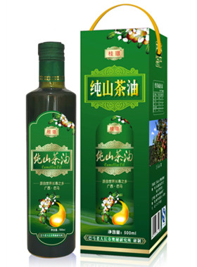 桂璟500ml初榨巴马纯山茶油