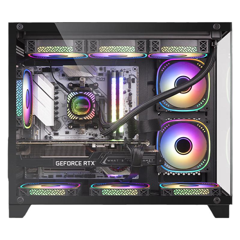 i9 14900KF/14700KF/14600KF/T1000 8G独显32G内存1TB固态DIY主机台式电脑组装机电竞游戏直播Ai主机4900KF
