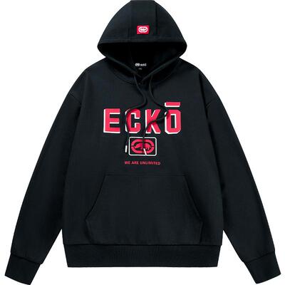 ecko红犀牛连帽重磅学生情侣卫衣