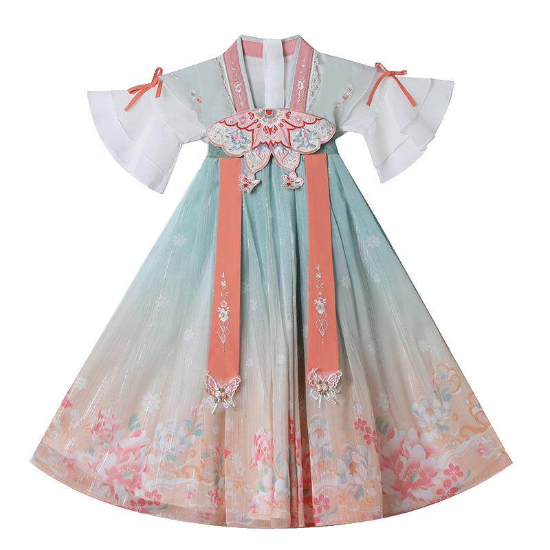 汉服女童中国风超仙连衣裙