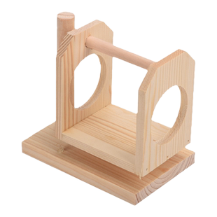 优嗖仓鼠布丁熊布景造景玩具木制品层板楼梯爬梯拱桥铃铛栅栏分层