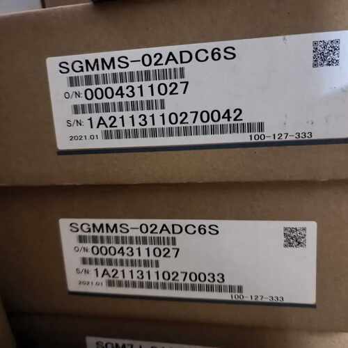 【询价】SGMMS-02ADC6S安川200W伺服电机4台，实物适用