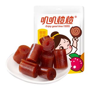 【清仓特价】梦工厂叽叽喳喳山楂卷500g老式果丹皮休闲山楂零食