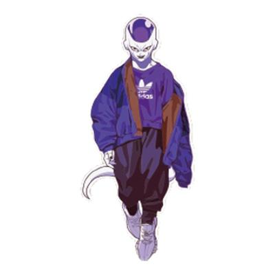 TLP七龙珠佛利萨笔记本反光车贴