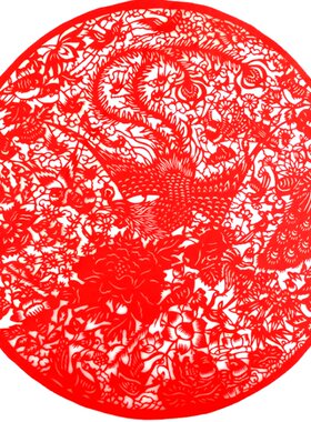 剪纸画窗花手工剪纸刻纸