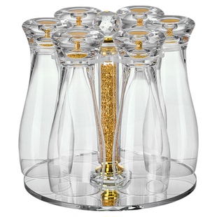 2025新款水晶金箔啤酒杯子轻奢精酿小麦扎啤杯家用创意冷饮杯套装