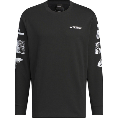 阿迪达斯男士户外长袖T恤