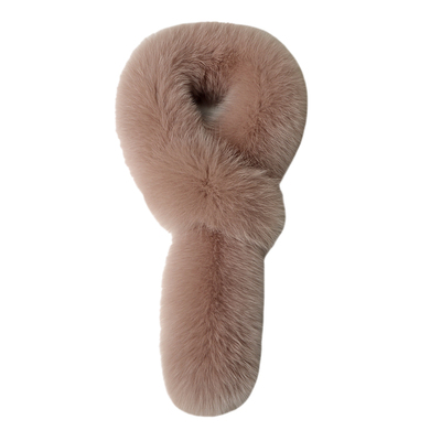 秋冬双面通用真狐狸毛皮草围脖