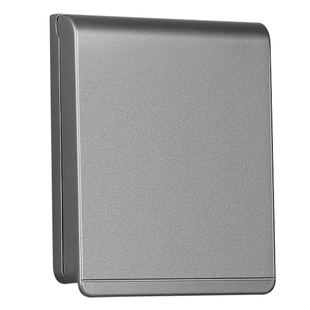 86型超薄浴霸开关面板防水罩浴室插座防水盒粘贴式薄款保护罩灰色