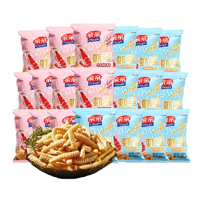 亲亲原味烧烤味虾条12g×20包