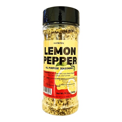 美国直邮Lemon Pepper Seasoning柠檬胡椒盐 腌料 美式调味料260g